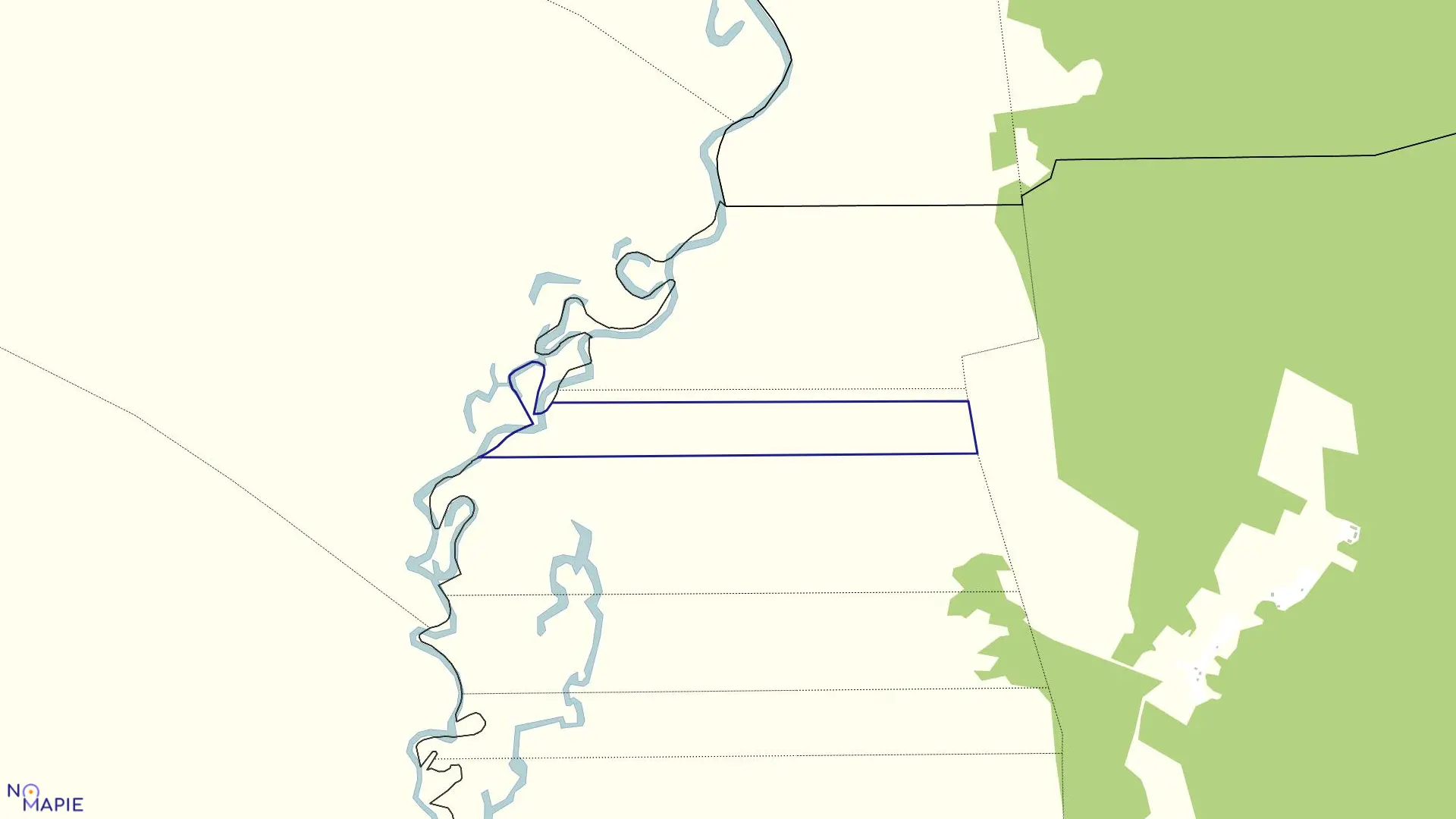 Mapa obrębu BUDY-DZ.KOLEŚNIKI w gminie Trzcianne