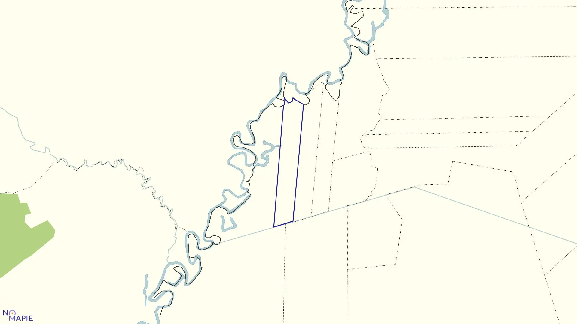 Mapa obrębu BUDY-DZ.KRASNE MAŁE w gminie Trzcianne