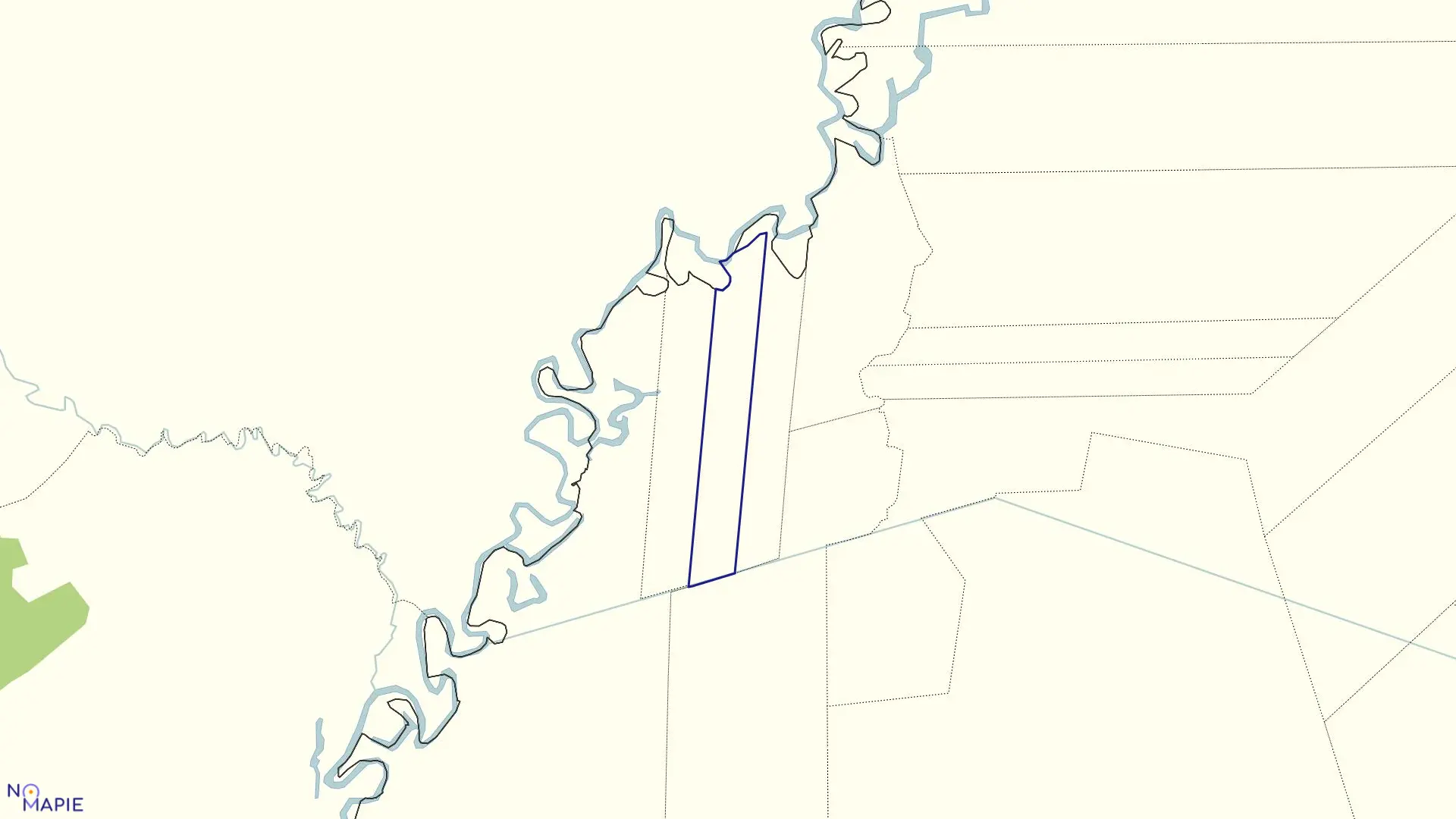 Mapa obrębu BUDY-NOWINY KASJERS w gminie Trzcianne